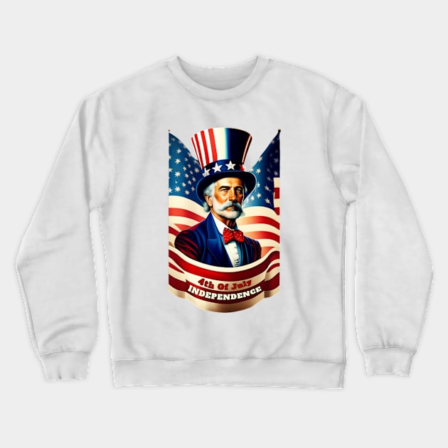 Happy 4th of july 2023 Crewneck Sweatshirt by DMS DESIGN